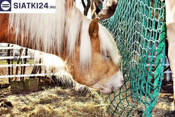 Sieci - Worek na siano dla koni - siatka oczko 4,5cm gr.3mm sieciowej